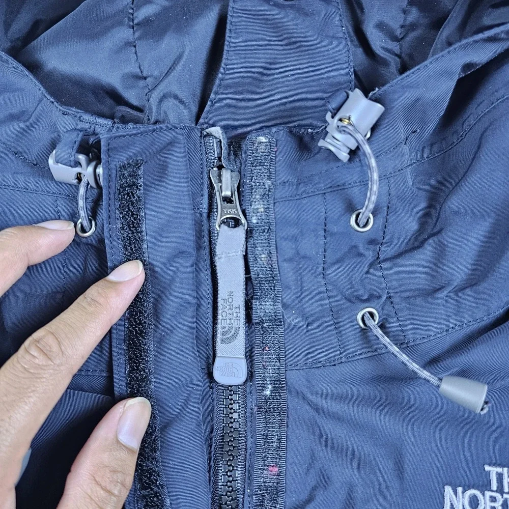 Vintage The North Face Hyvent Jacket Womens Small Black Full Zip Gorpcore Hiking
